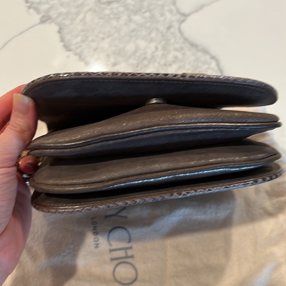 Jimmy Choo shoulder bag mini. Italian-crafted in good chain. Authentic - Picture 7 of 10